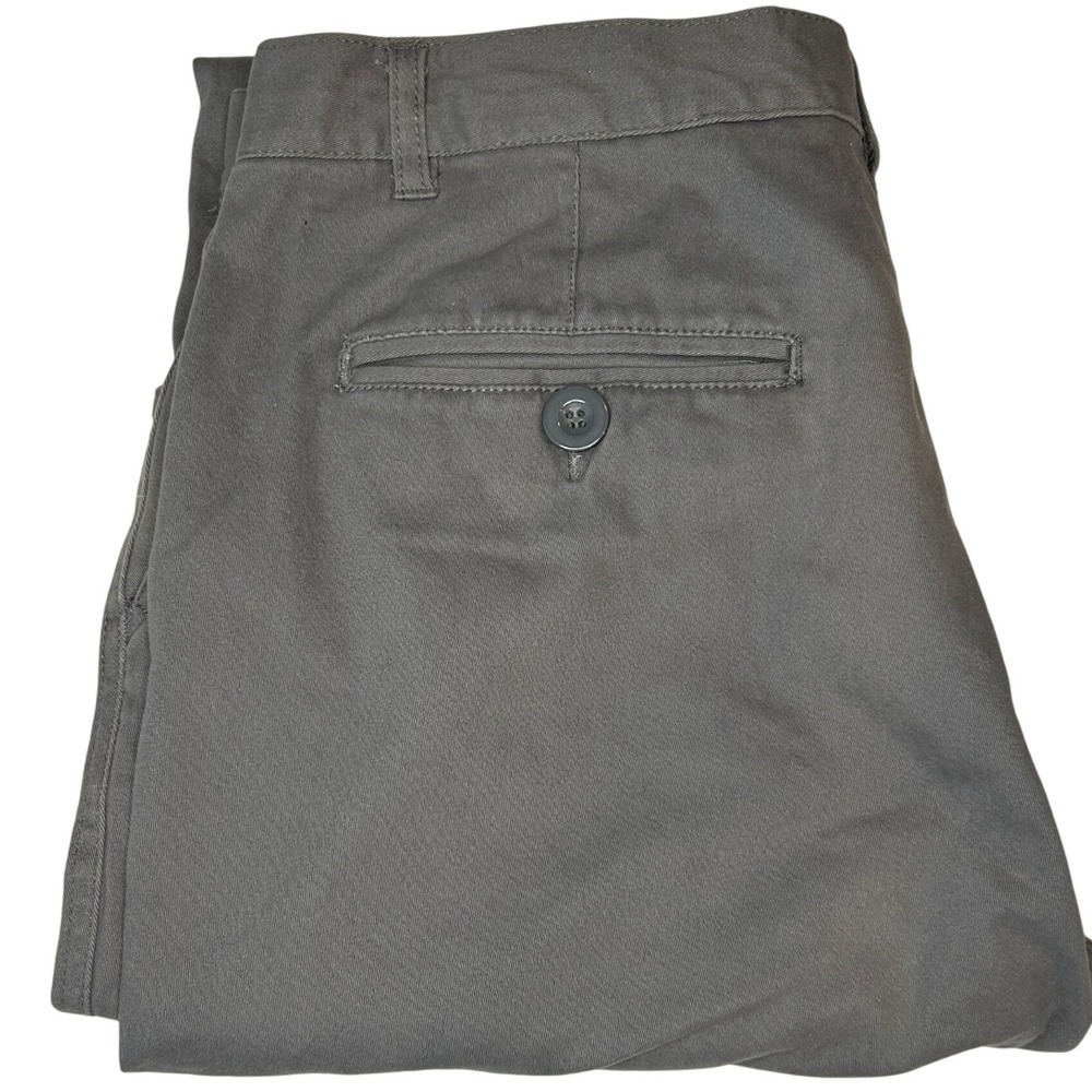 Wicked Stitch Men's‎ Cargo Pants 34x28 Gray Cotton Stretch